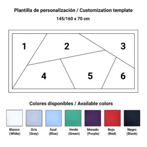 plantilla de personalización del cabecero de cama Amelia de Enserio